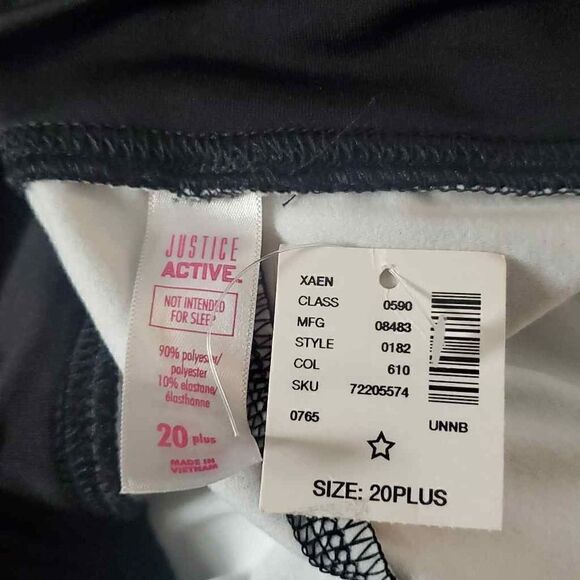 NWT JUSTICE CHRISTMAS LEGGINGS   - Picture 4 of 6